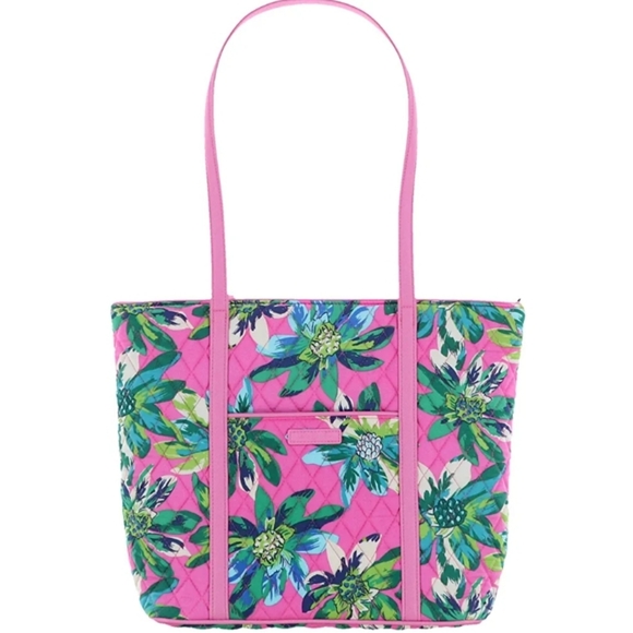 Vera Bradley Handbags - 💖VERA BRADLEY -Small Trimmed Bag 💗 Tropical Paradise Pink carryall bag, tote